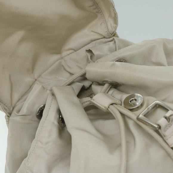 PRADA Backpack Nylon Ivory Auth 64459 - Picture 9 of 16